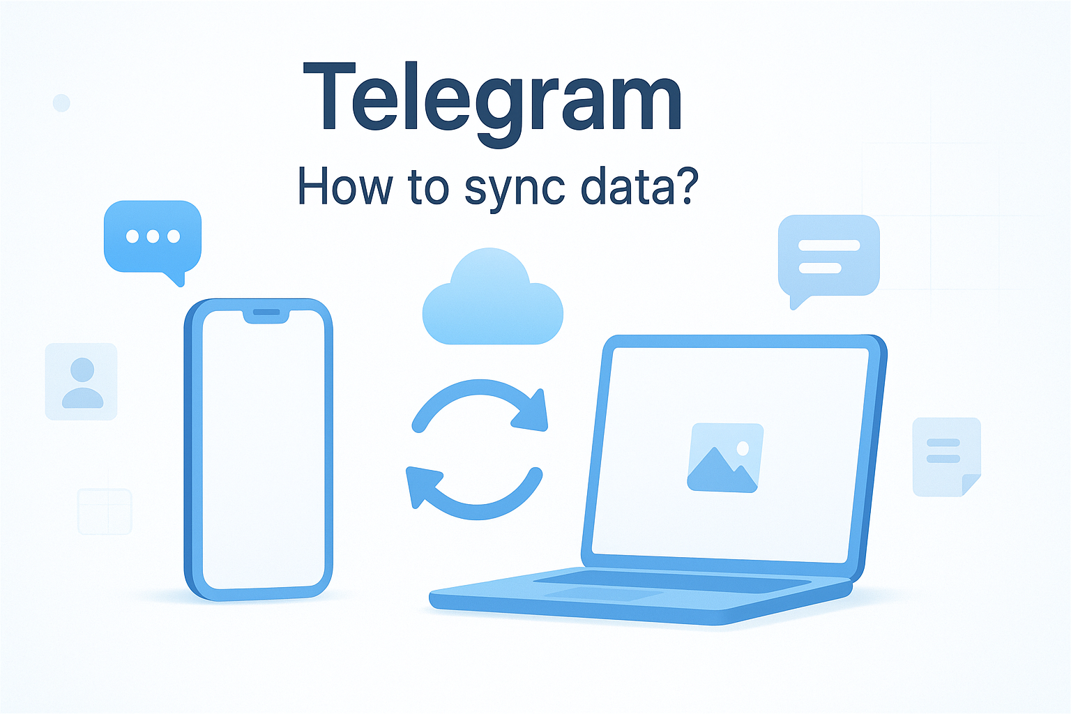 Telegram怎么同步数据？